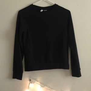 Black crew neck
